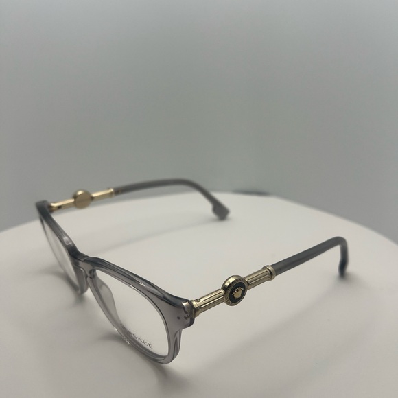 Versace Eyewear in Gray with Gold Details - Picture 2 of 6